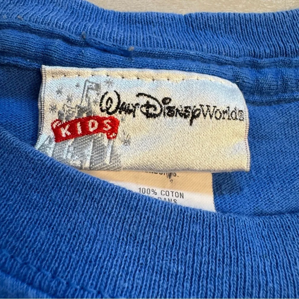 Vtg Youth S Walt Disneyworld Mickey Mouse T-Shirt Breakthrough Double Graphic L4